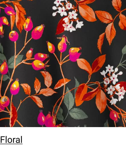 Floral Print Scrubs