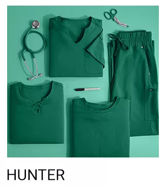 Hunter Green Scrubs