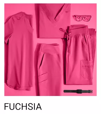 Fuchsia Pink Scrubs