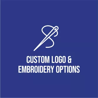 Custom logo & embroidery options