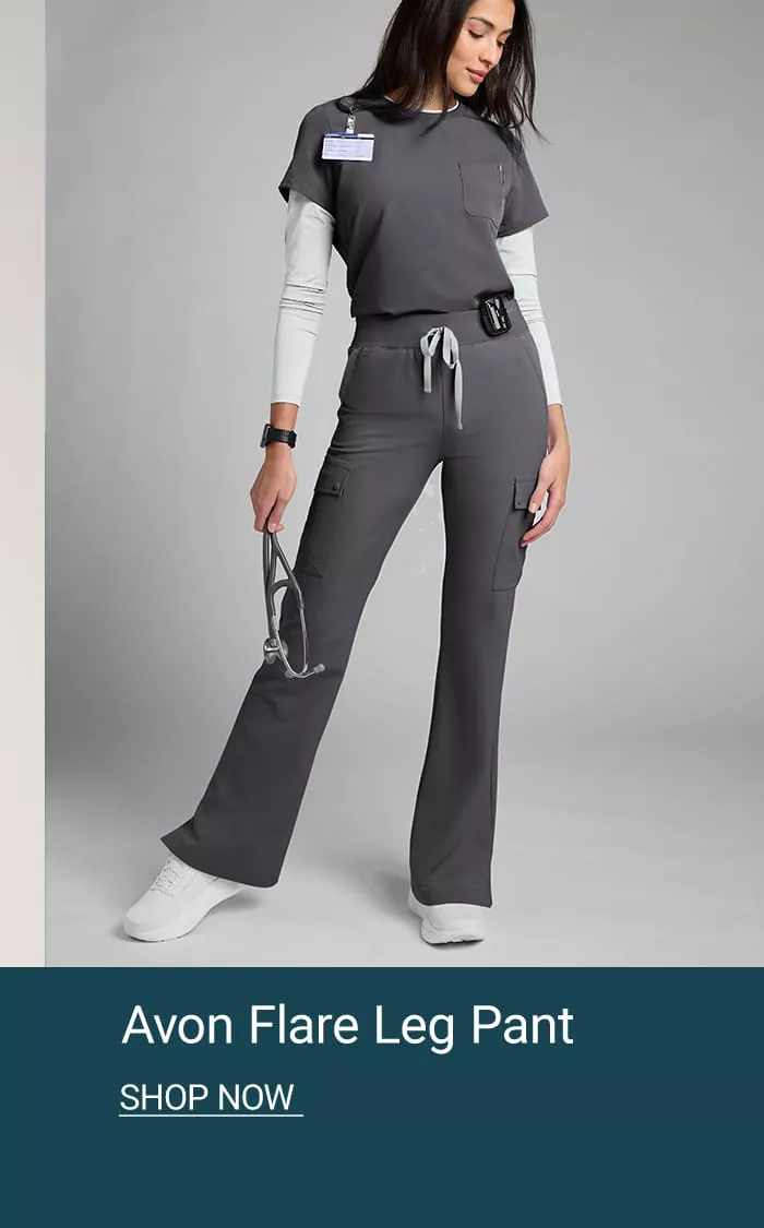 Avon Flare Leg Scrub Pant