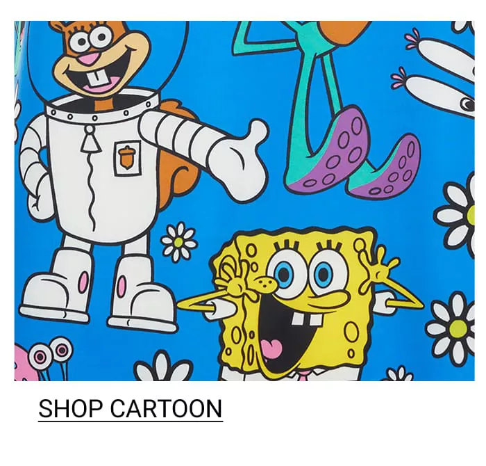 Cartoon Print Scrubs