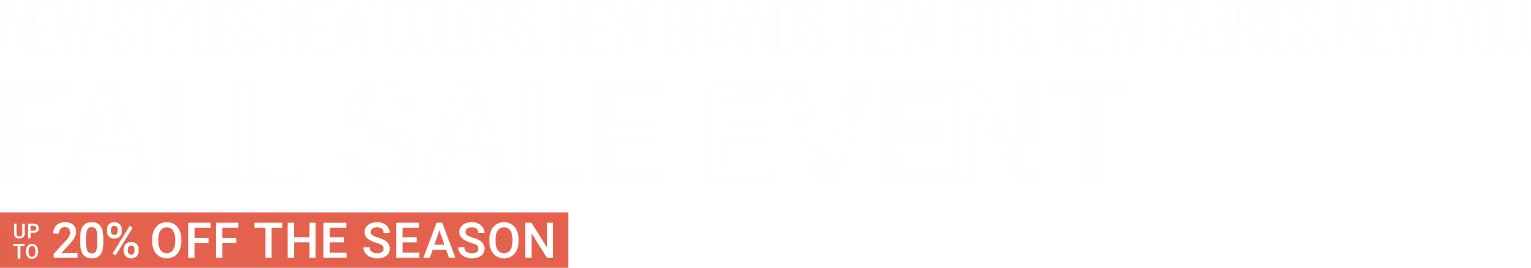 Fall Sale Event