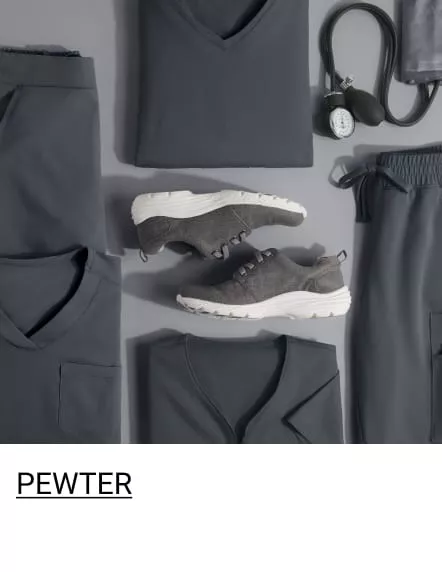 Pewter Color Scrubs