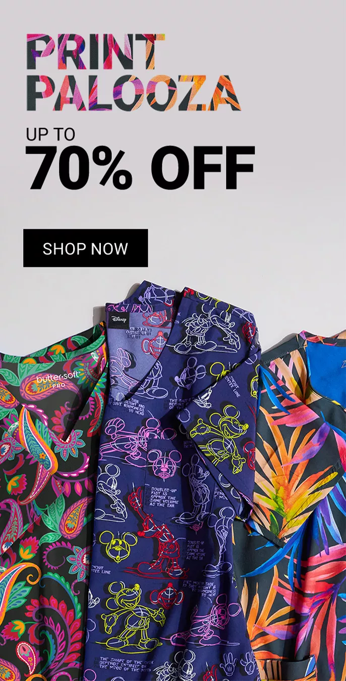 Print Palooza Print Scrubs on Sale