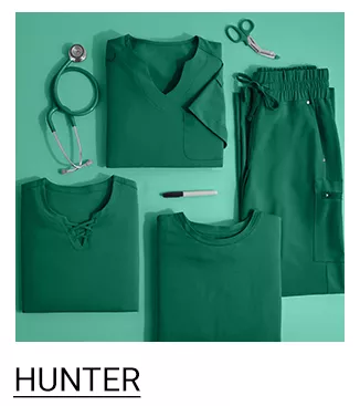 Hunter Green Scrubs