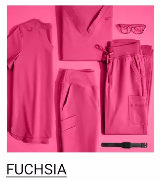 Fuchsia Pink Scrubs