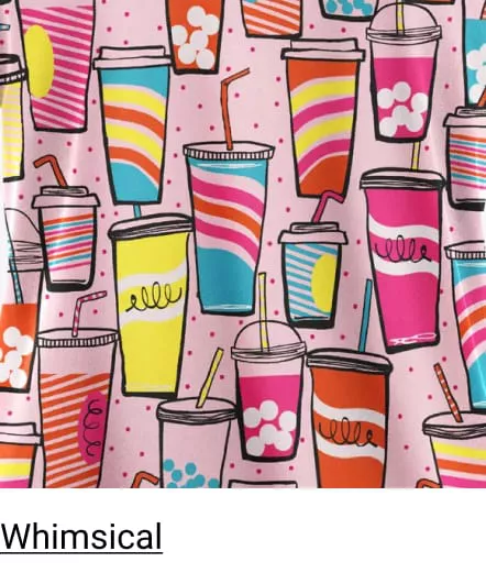 Whimsical Print Scrubs