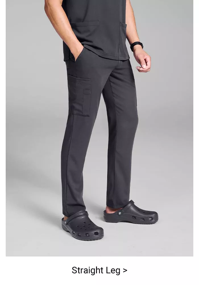 Men's Straight Leg Scrub Pants