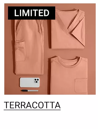 Terracotta Orange Color Scrubs