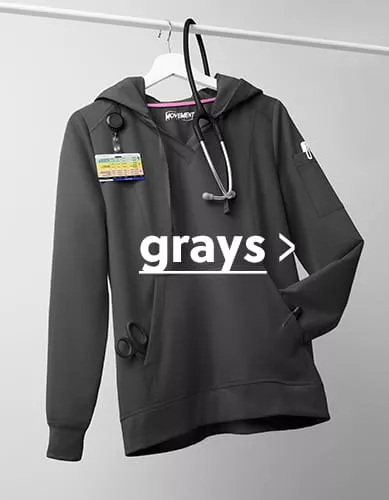 Gray Color Family Scrubs