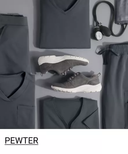 Pewter Color Scrubs