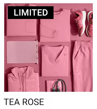 Tea Rose Pink Scrubs