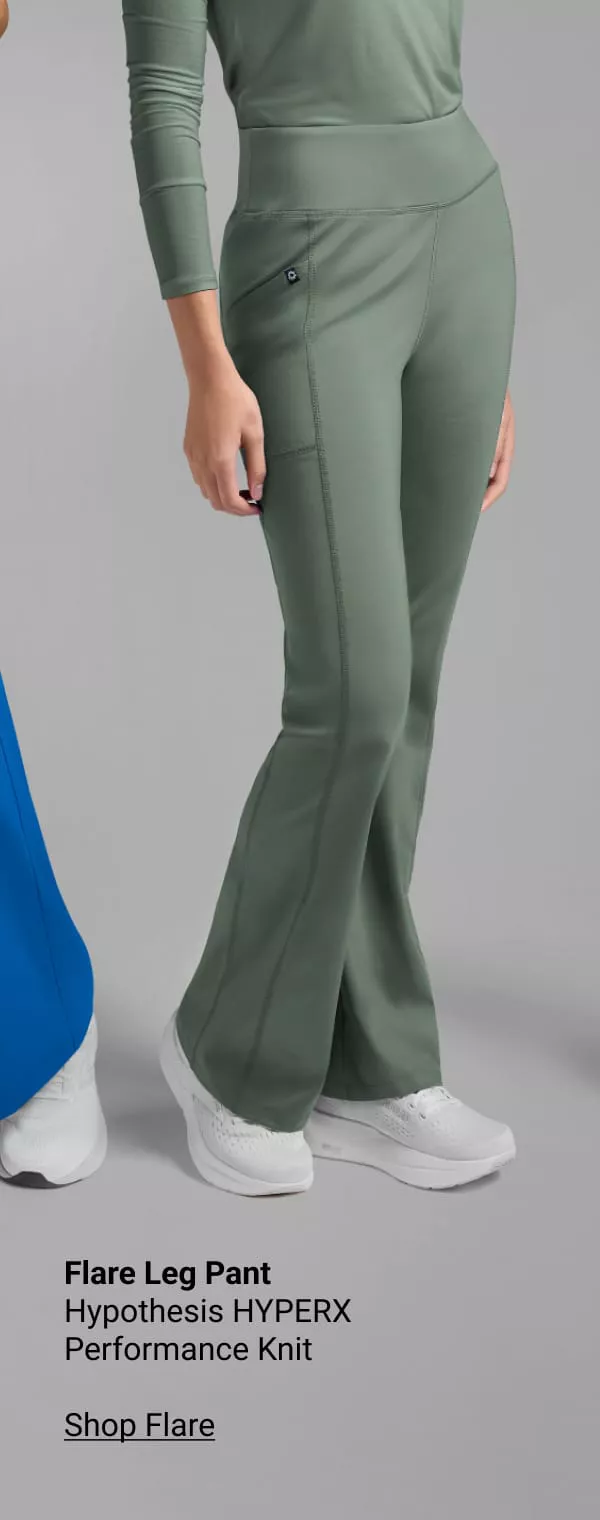 Shop Flare Leg Scrub Pants