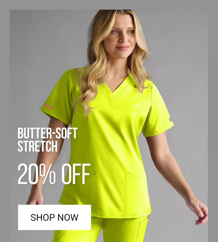 Butter-Soft Stretch Scrubs on Sale