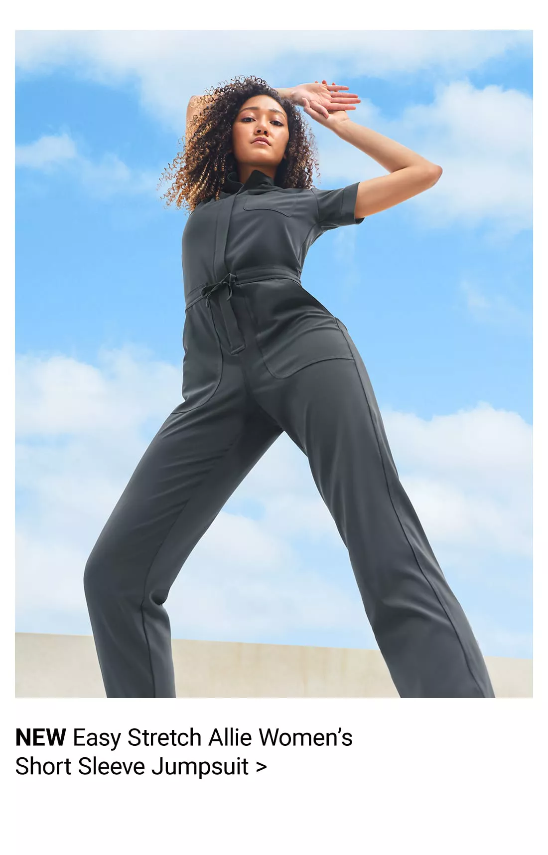 Easy Stretch Allie Scrub Jumpsuit