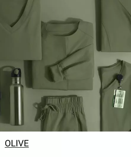 Olive Green Color Scrubs