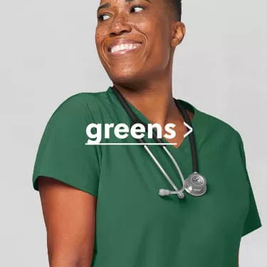 Green Color Family Scrub