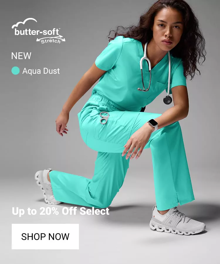 Shop Butter-Soft Stretch Scrubs 