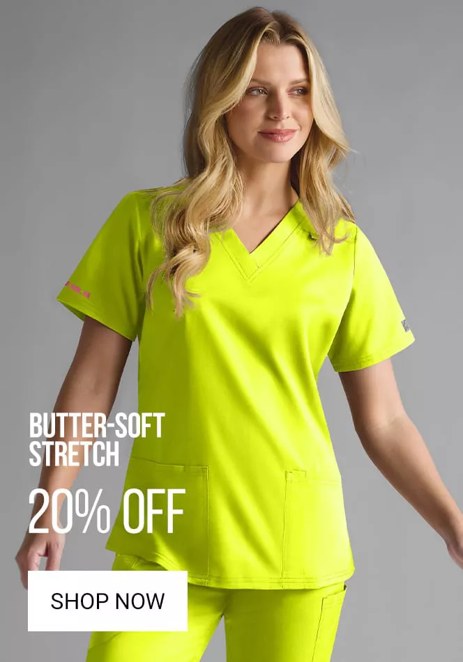 Butter-Soft Stretch Scrubs on Sale