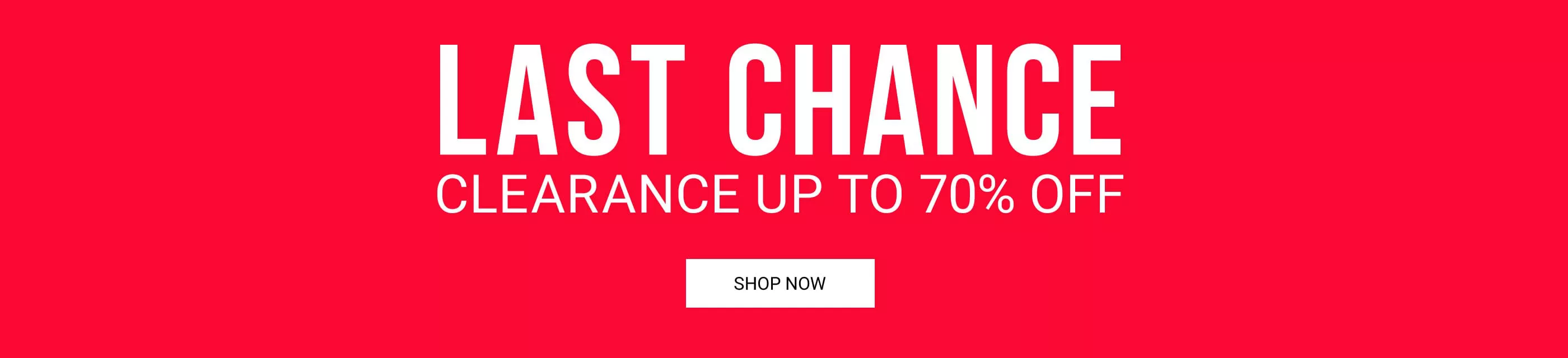 Last Chance Clearance
