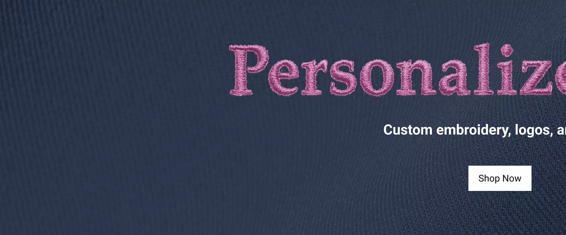Shop now, Start Embroidering