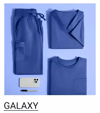 Galaxy Blue Scrubs