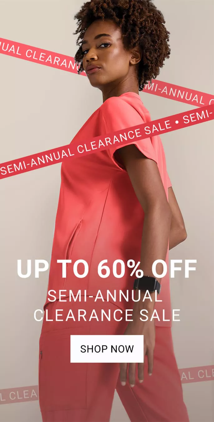 Semi-Annual Clearance Scrubs on Sale