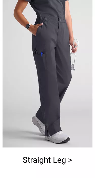 Straight Leg Scrub Pants