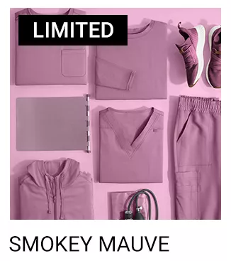 Smokey Mauve Purple Scrubs 