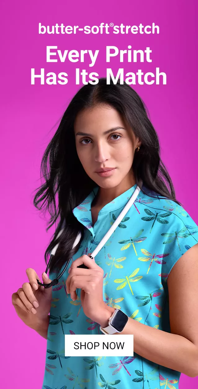 Butter-Soft Stretch Print Scrubs