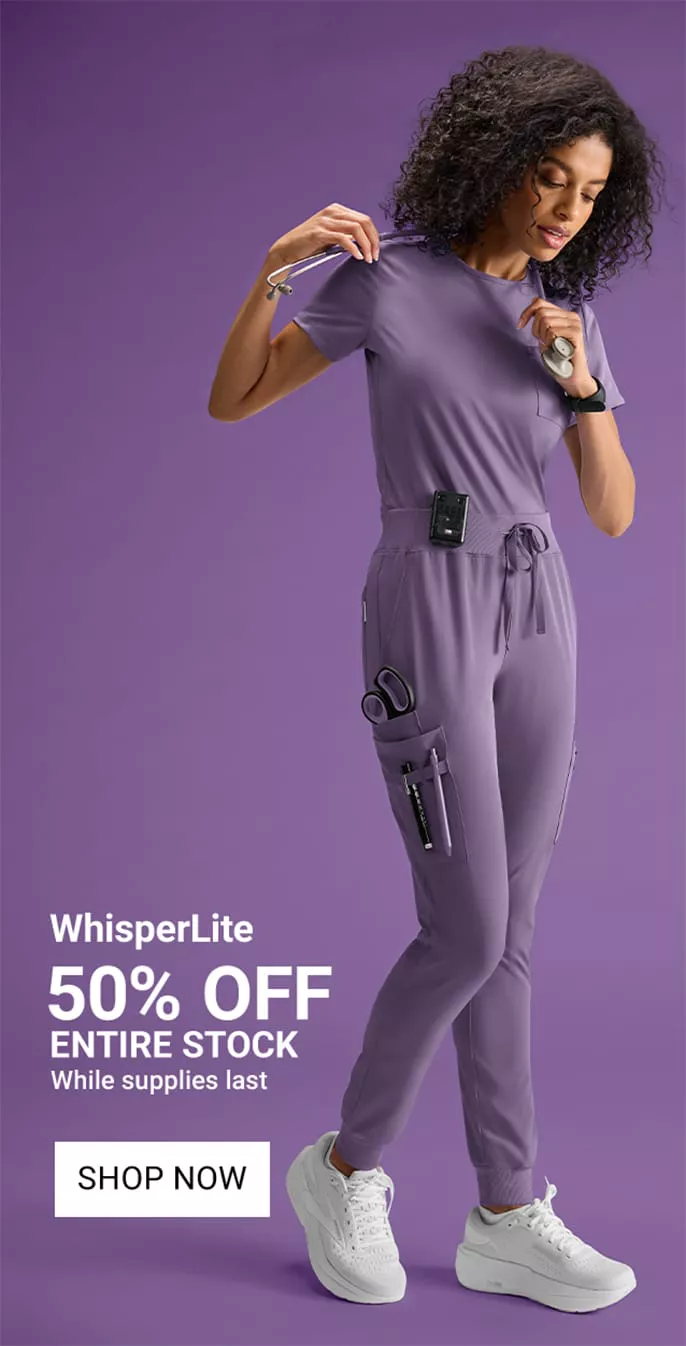 Whisperlite Scrubs on Sale
