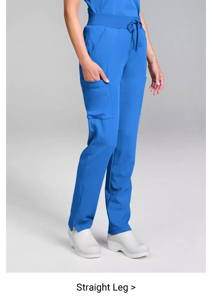 Straight Leg Scrub Pants