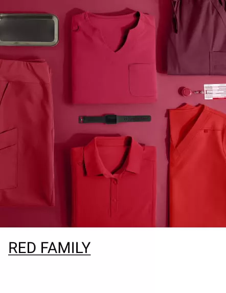 Red Family Scrubs