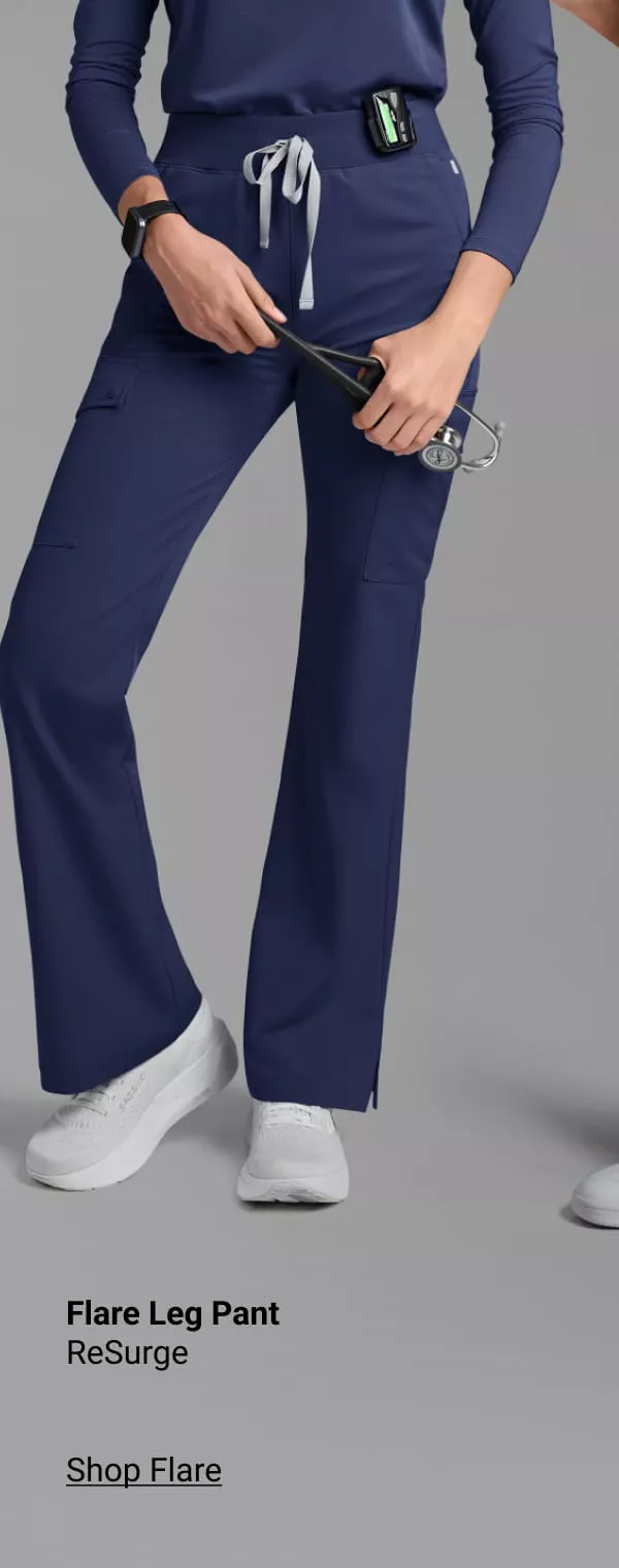 Shop Flare Leg Scrub Pants