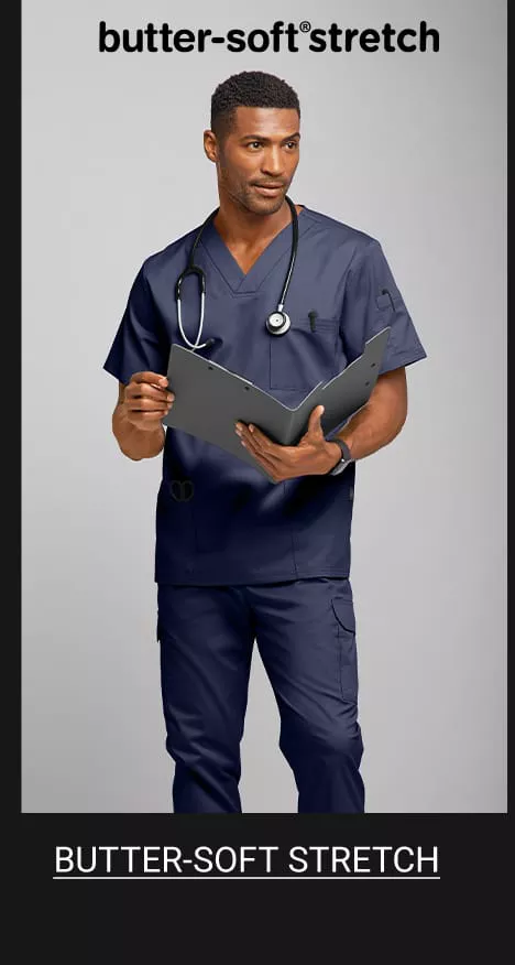 Men&rsquo;s Butter-Soft Stretch Scrubs