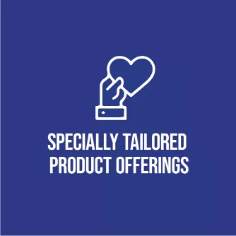 Specially tailored product offerings