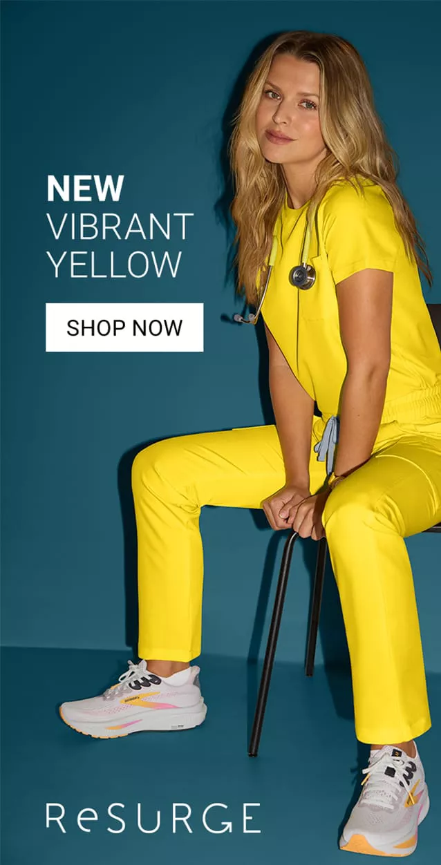 Vibrant Yellow Scrubs