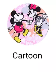 Cartoon Print Scrubs