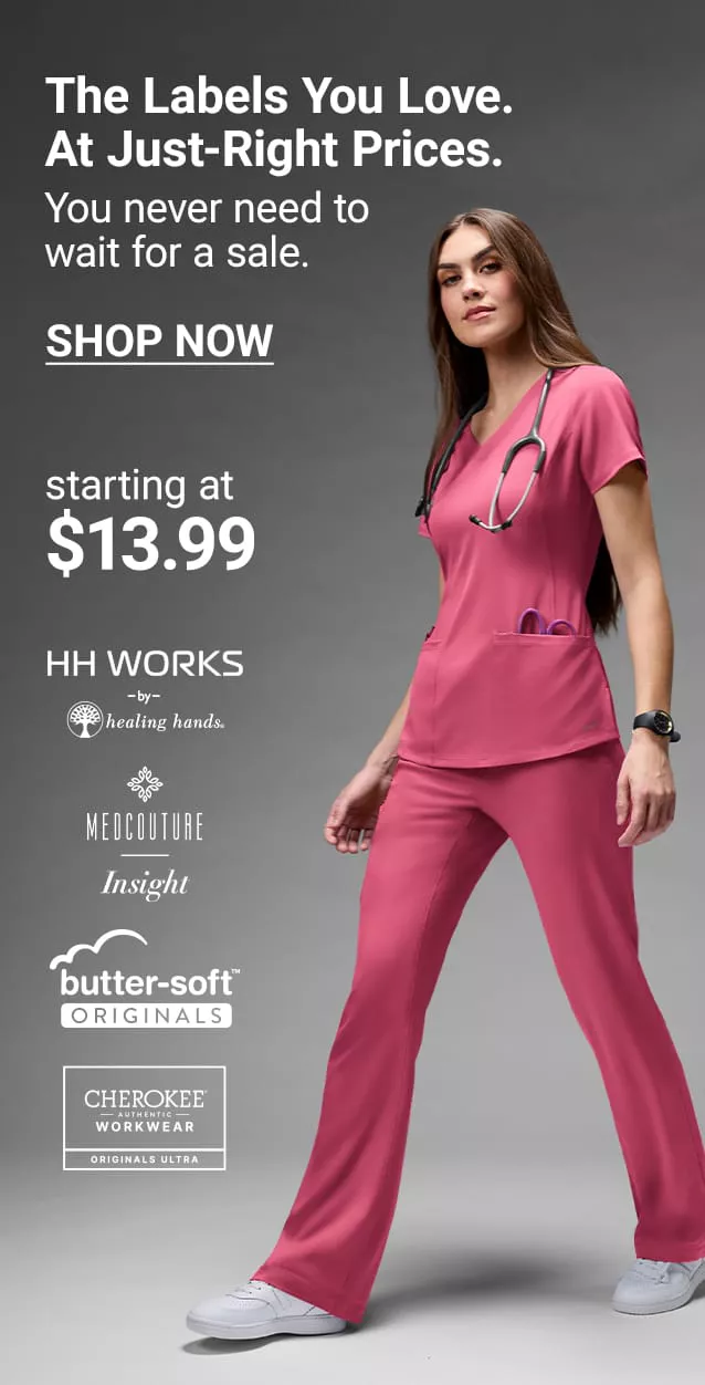 Every Day Value Scrubs Starting at $13.99
