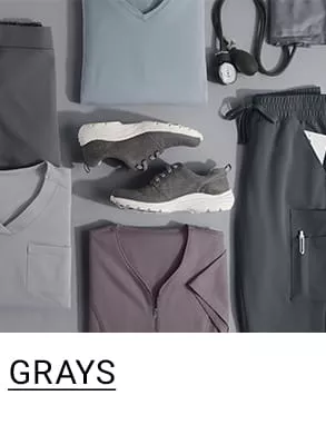 Gray Color Scrubs 