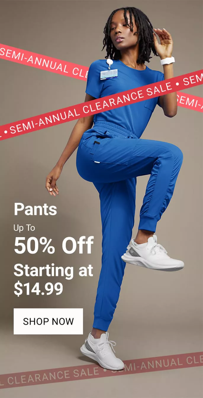 Semi-Annual Clearance Scrub Pants on Sale