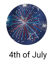 4th of July Print Scrubs