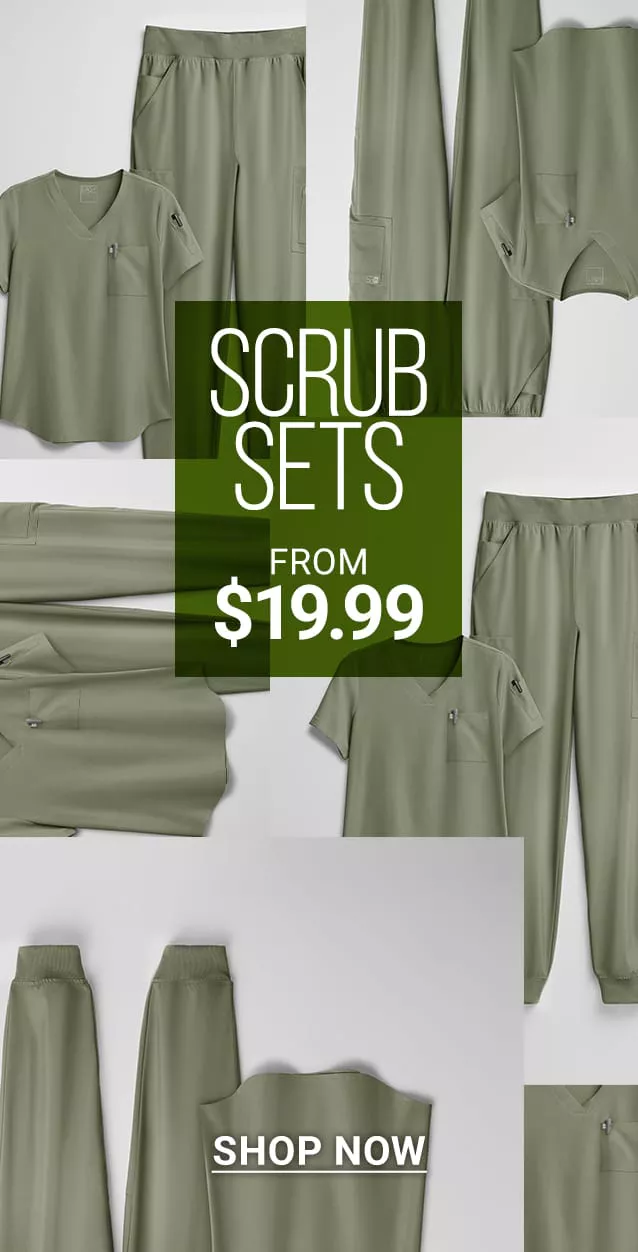 Scrub Sets From $19.99