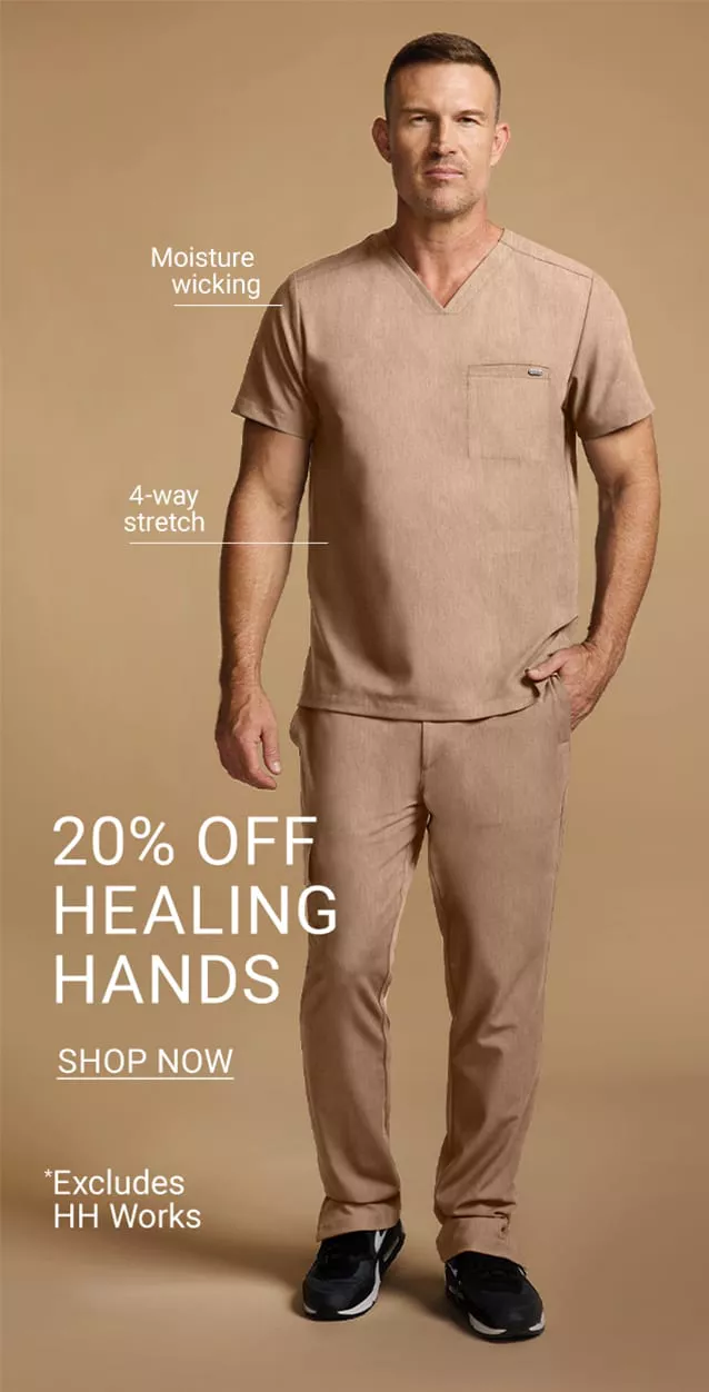 Men&rsquo;s Healing Hands Scrubs on Sale