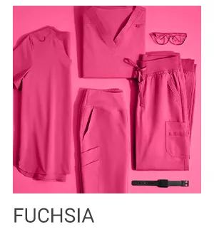 Fuchsia Pink Scrubs