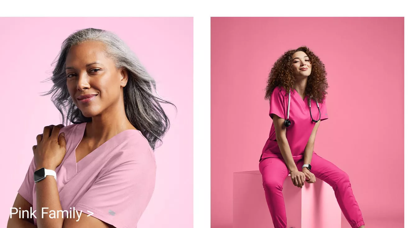 Pink Color Scrubs