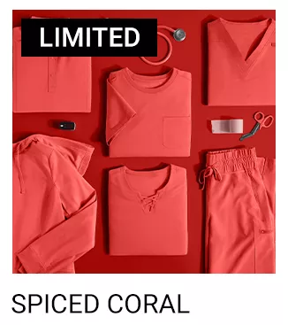 Spiced Coral Scrubs