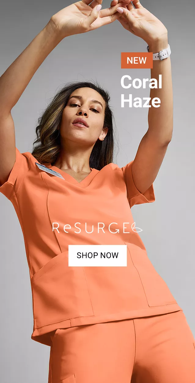 Coral Haze Color Scrubs
