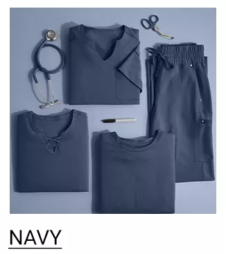 Navy Blue Scrubs